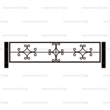 Ограда на могилу № 012