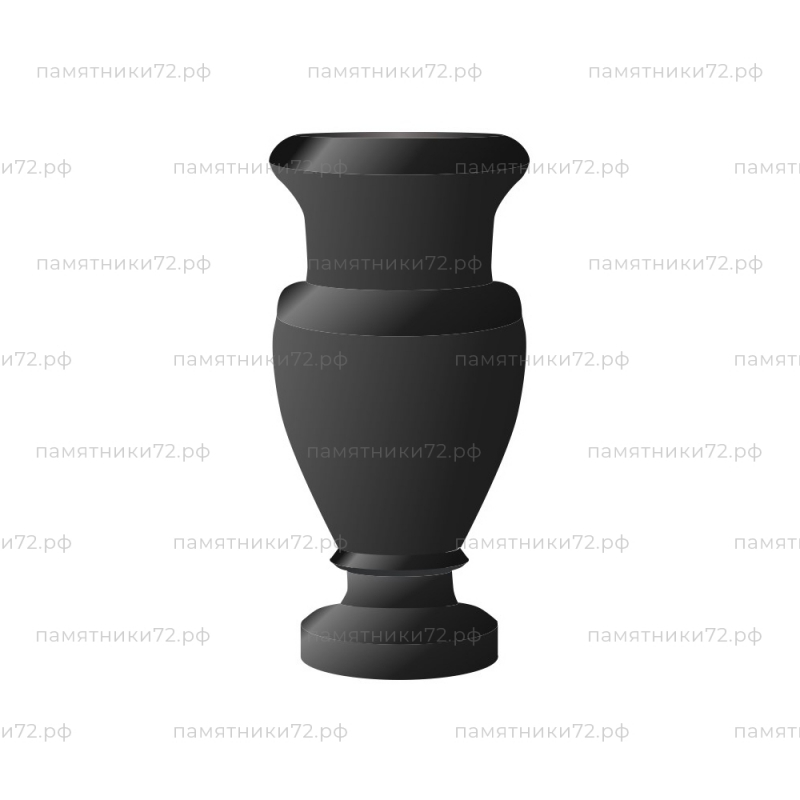 Гранитная ваза на могилу № 003