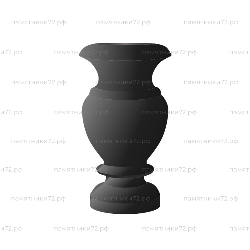 Гранитная ваза на могилу № 002