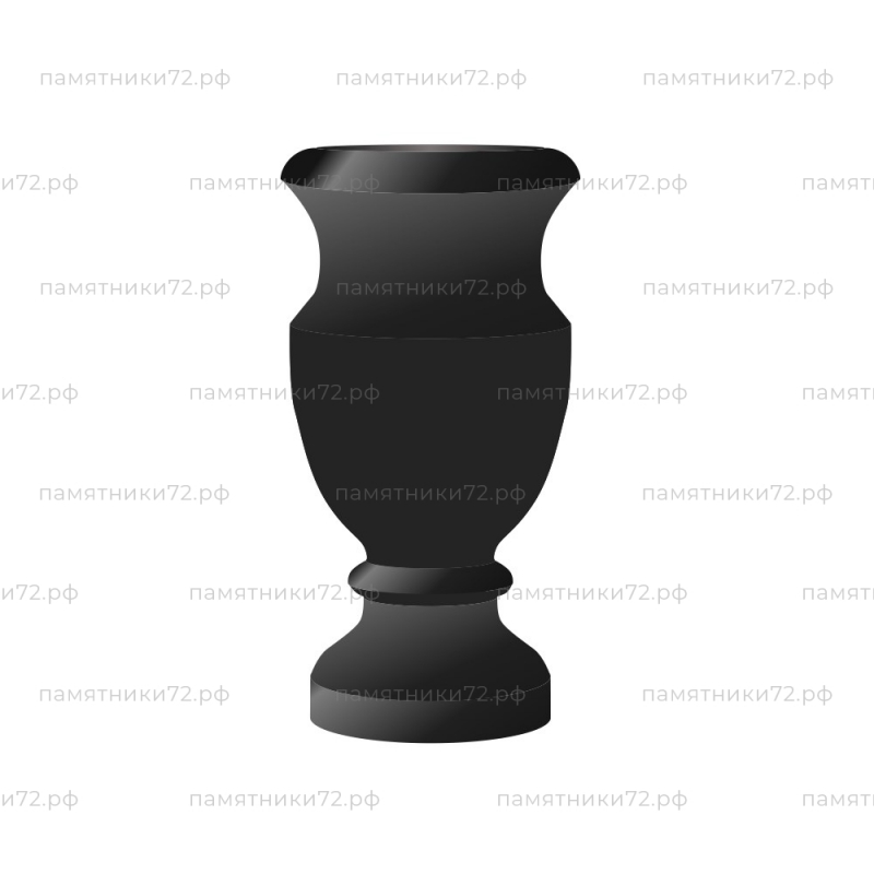 Гранитная ваза на могилу № 007
